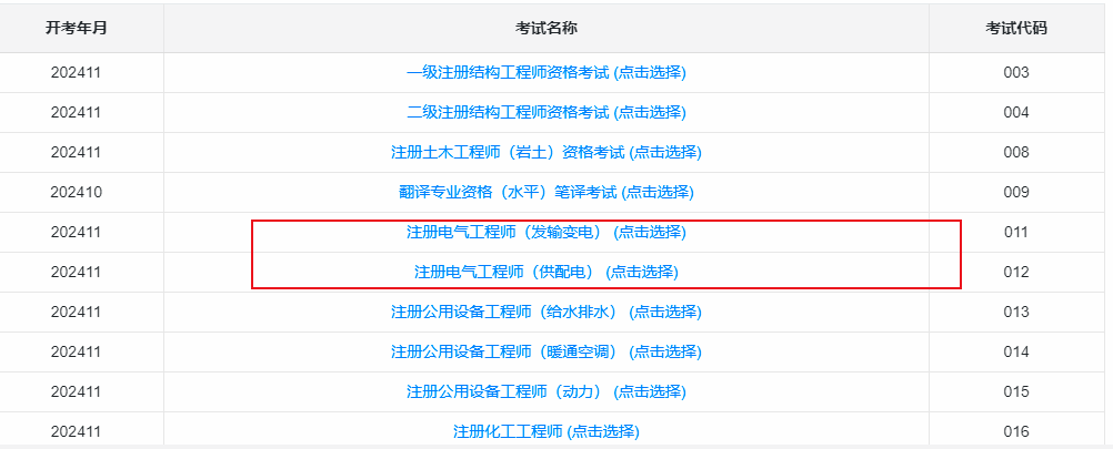 电气工程师准考证打印入口