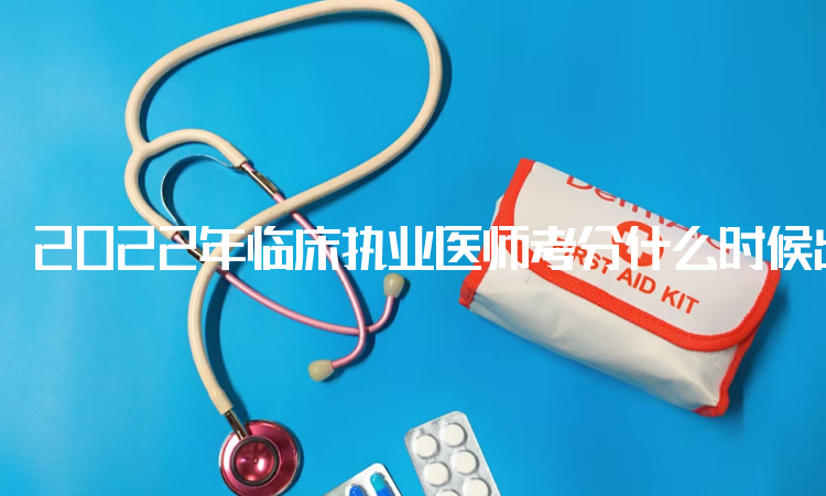 2022年临床执业医师考分什么时候出？