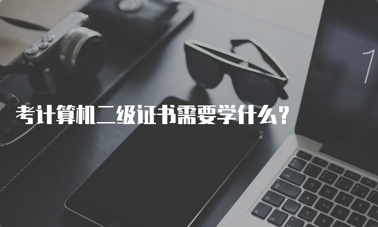 考计算机二级证书需要学什么？