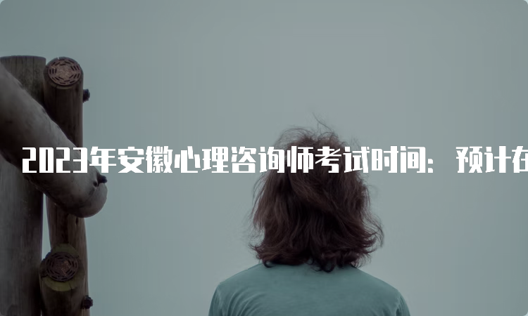 2023年安徽心理咨询师考试时间：预计在5月和11月