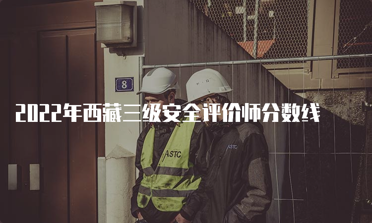 2022年西藏三级安全评价师分数线