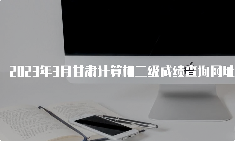 2023年3月甘肃计算机二级成绩查询网址：中国教育考试网