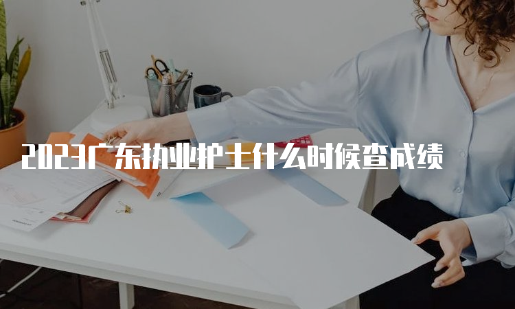 2023广东执业护士什么时候查成绩