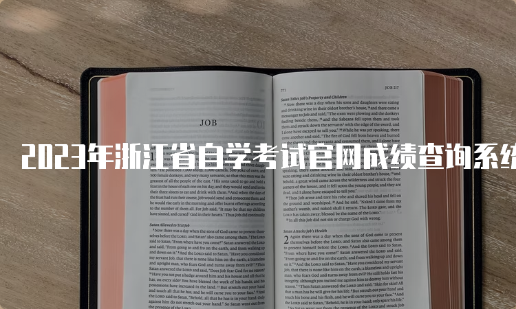 2023年浙江省自学考试官网成绩查询系统的网址