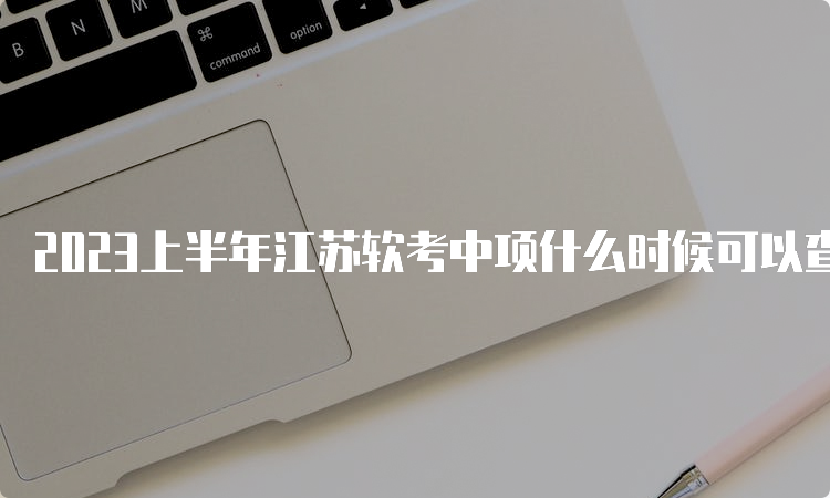 2023上半年江苏软考中项什么时候可以查分