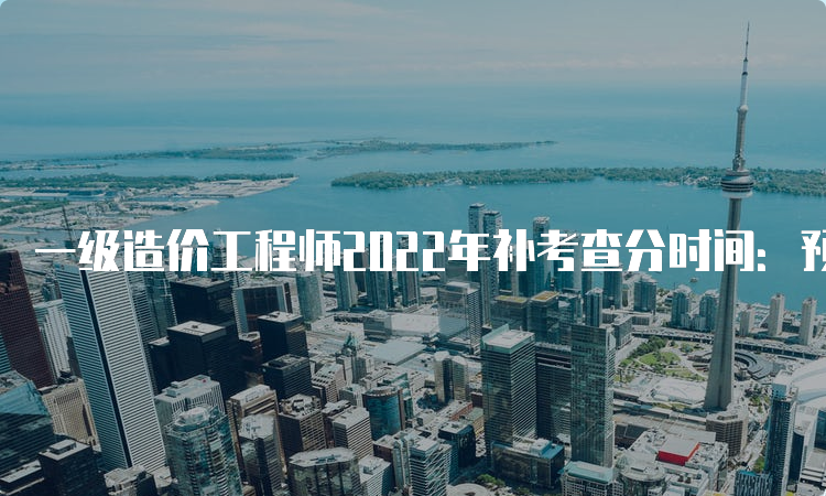 一级造价工程师2022年补考查分时间：预计6月下旬