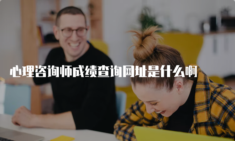 心理咨询师成绩查询网址是什么啊