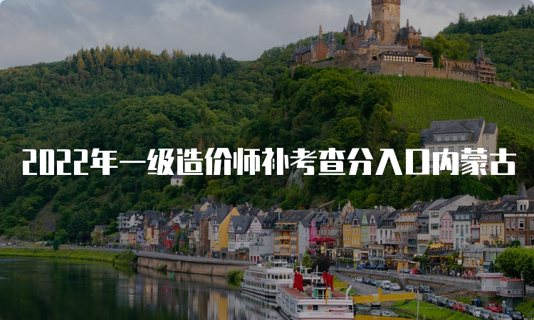 2022年一级造价师补考查分入口内蒙古