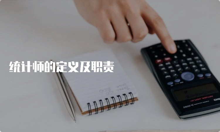 统计师的定义及职责