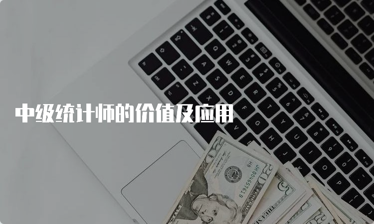 中级统计师的价值及应用