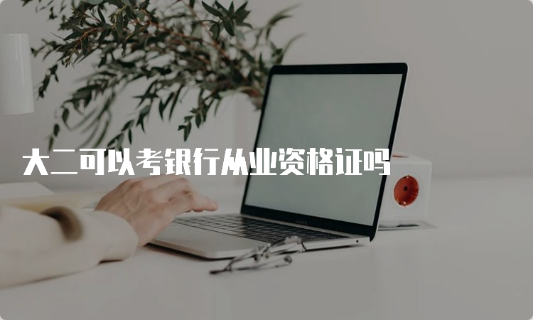 大二可以考银行从业资格证吗