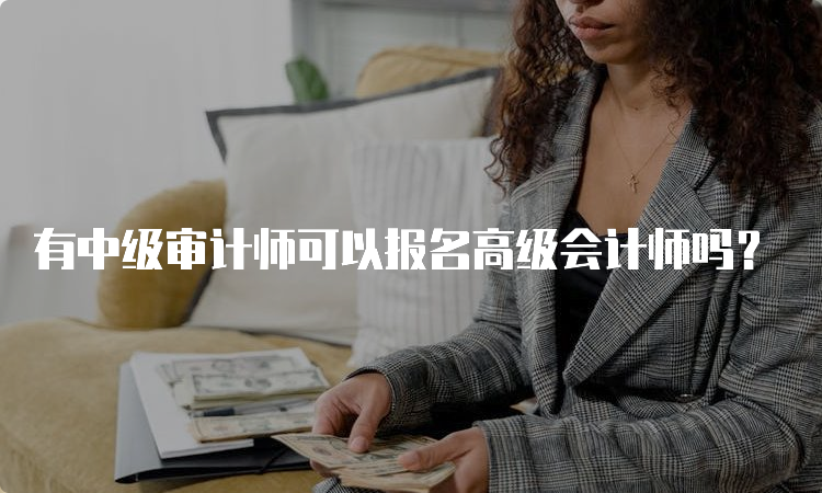 有中级审计师可以报名高级会计师吗？