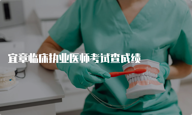 宜章临床执业医师考试查成绩