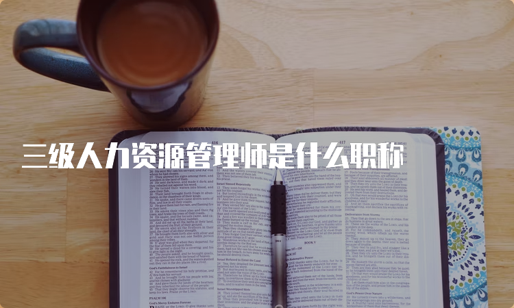 三级人力资源管理师是什么职称