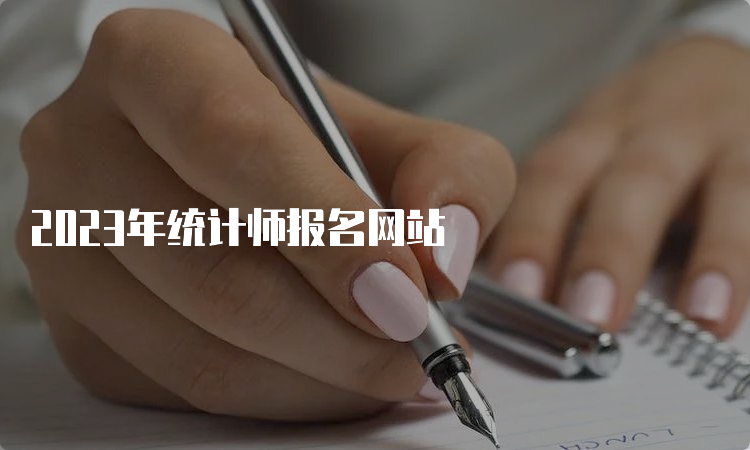 2023年统计师报名网站