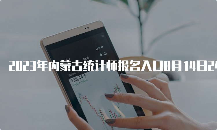 2023年内蒙古统计师报名入口8月14日24:00将关闭