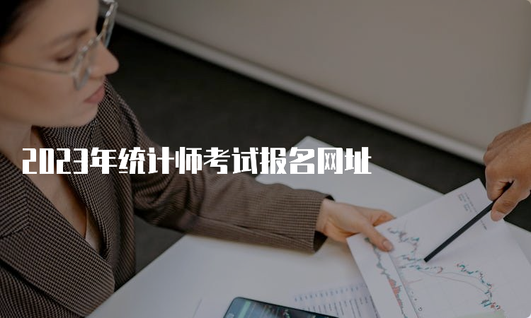 2023年统计师考试报名网址