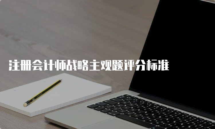 注册会计师战略主观题评分标准