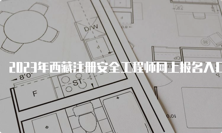 2023年西藏注册安全工程师网上报名入口已开通