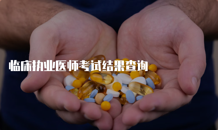 临床执业医师考试结果查询