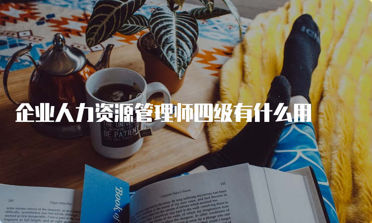 企业人力资源管理师四级有什么用