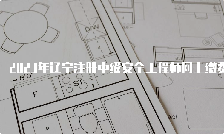 2023年辽宁注册中级安全工程师网上缴费截止时间：9月3日24时