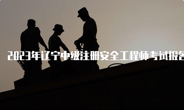 2023年辽宁中级注册安全工程师考试报名费缴费时间及收费标准