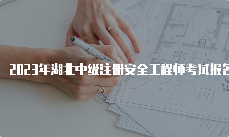 2023年湖北中级注册安全工程师考试报名费