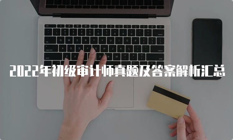 2022年初级审计师真题及答案解析汇总