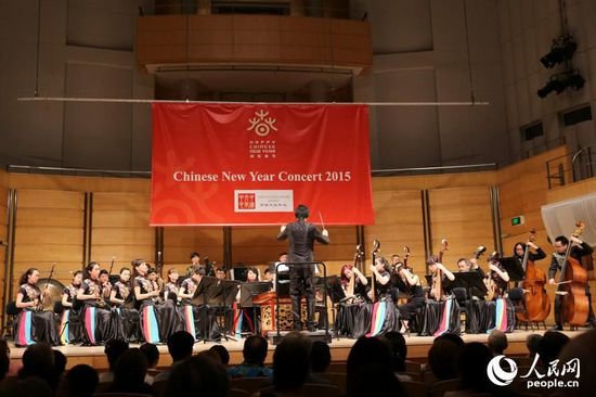 湖南歌舞剧院民族乐团献艺悉尼庆新年（摄影 李一鸣）