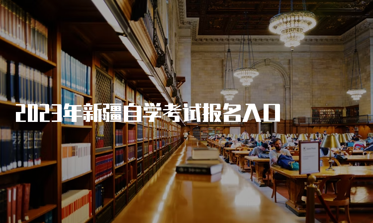 2023年新疆自学考试报名入口