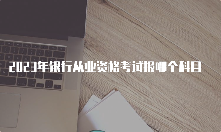 2023年银行从业资格考试报哪个科目