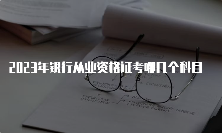 2023年银行从业资格证考哪几个科目