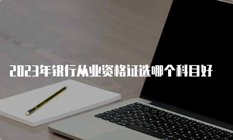 2023年银行从业资格证选哪个科目好