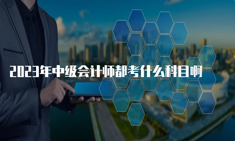 2023年中级会计师都考什么科目啊