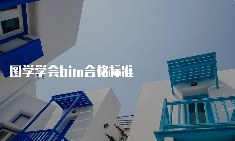 图学学会bim合格标准