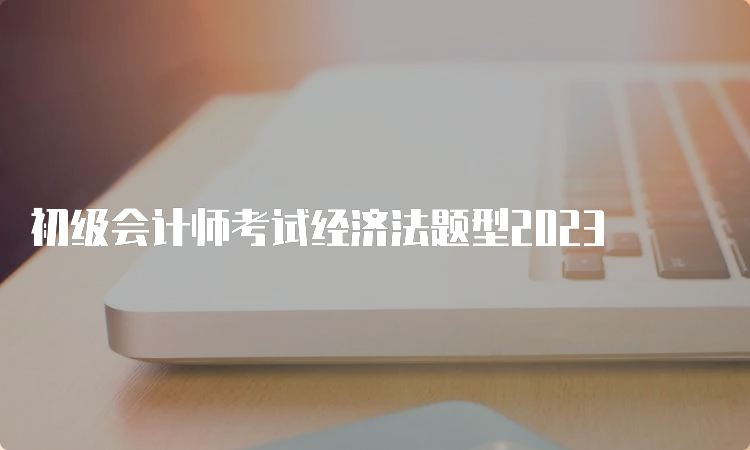 初级会计师考试经济法题型2023