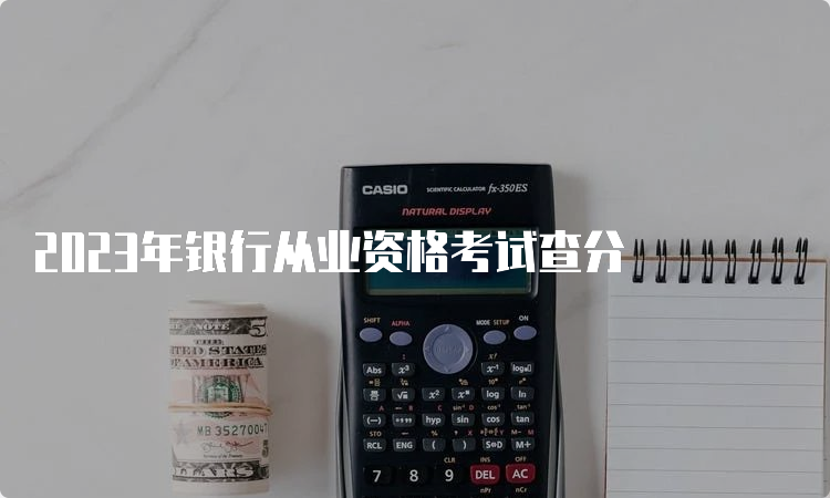 2023年银行从业资格考试查分