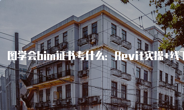 图学会bim证书考什么：Revit实操+线下答辩