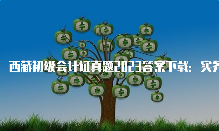 西藏初级会计证真题2023答案下载：实务和经济法基础