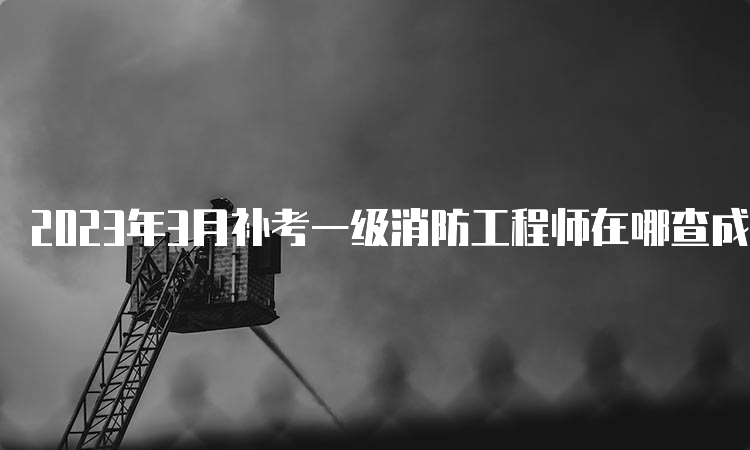 2023年3月补考一级消防工程师在哪查成绩