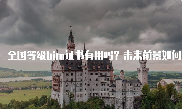 全国等级bim证书有用吗？未来前景如何？