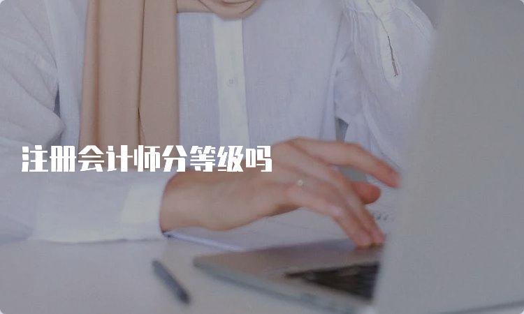 注册会计师分等级吗