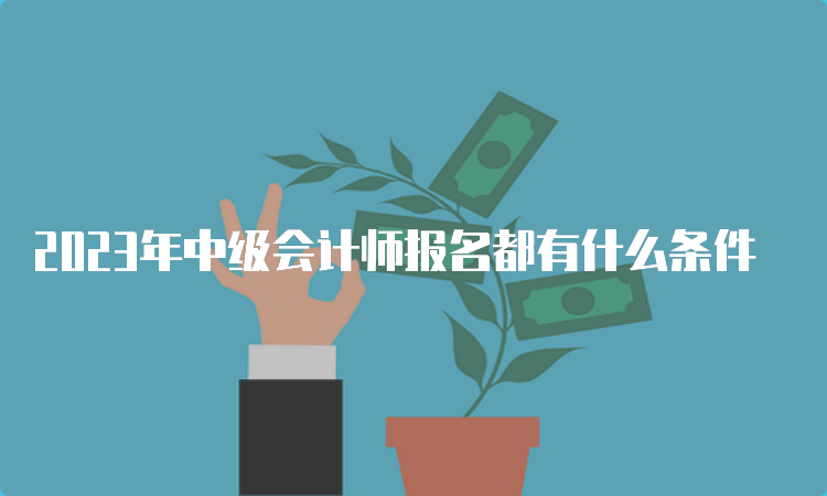 2023年中级会计师报名都有什么条件