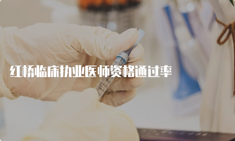 红桥临床执业医师资格通过率