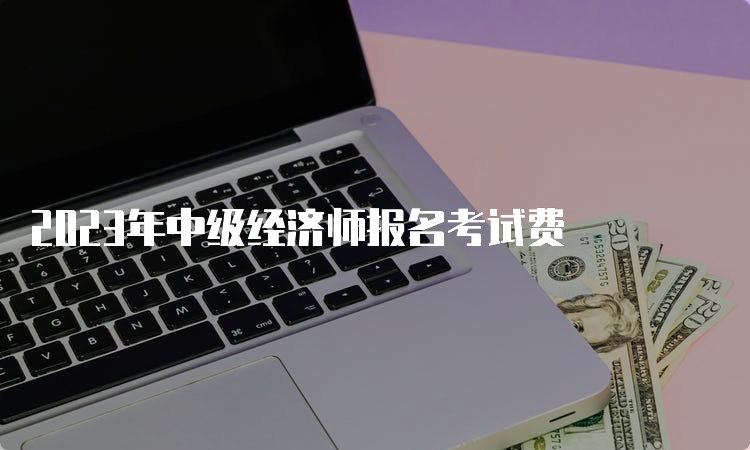 2023年中级经济师报名考试费