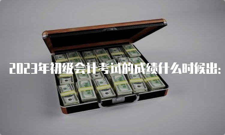 2023年初级会计考试的成绩什么时候出：6月16日前