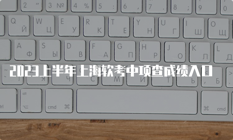 2023上半年上海软考中项查成绩入口