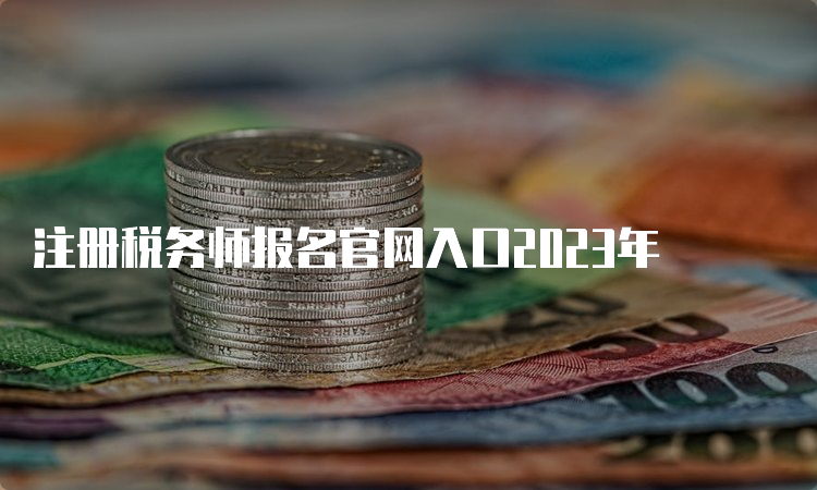 注册税务师报名官网入口2023年