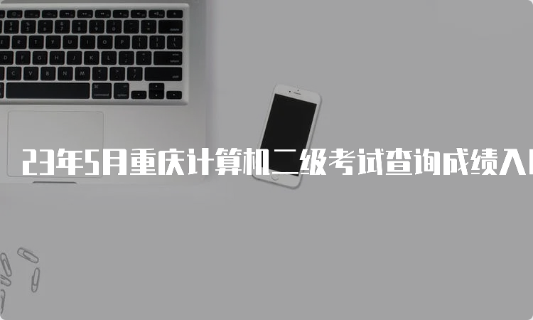 23年5月重庆计算机二级考试查询成绩入口